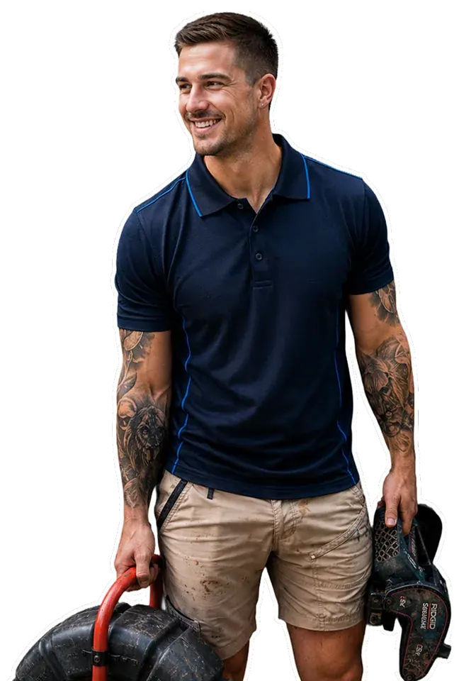 A licensed Fairfield plumber with his tools