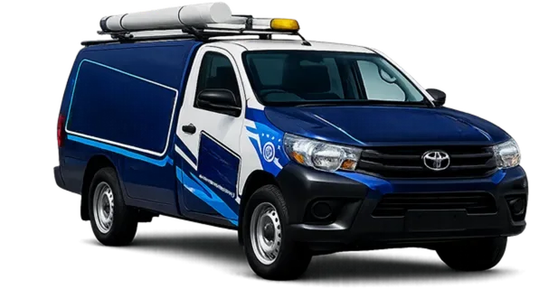 Service van on its way to a Fairfield job